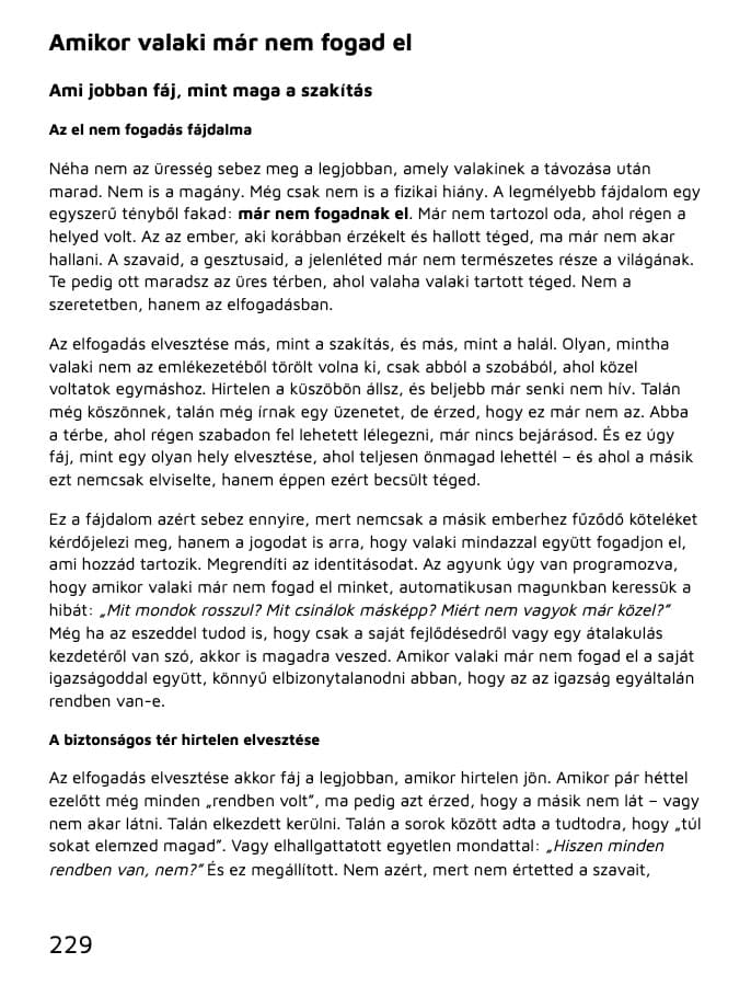 Engedd el, ami tönkretesz — könyvrészlet