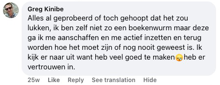 Valódi Facebook-vélemény a könyvről – Engedd el, ami tönkretesz